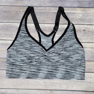 OS Goobie Gray Sports Bra - Adjustable Straps Women's One Size 685